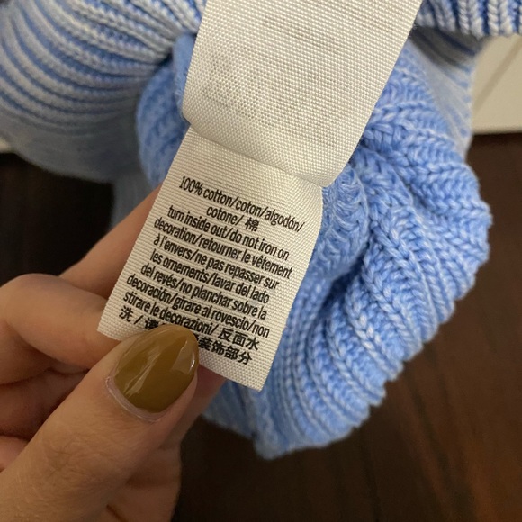 PINK Blue Knitted Sweater - Picture 3 of 3